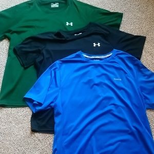 Men's heat gear shirts.